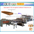 2 ply automatic corrugated box making line/carton machine CE